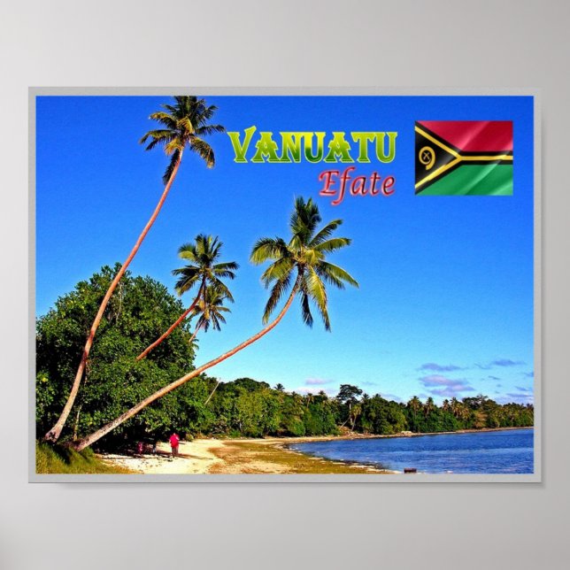Póster Efate - Erakor Beach - Vanuatu - (Frente)