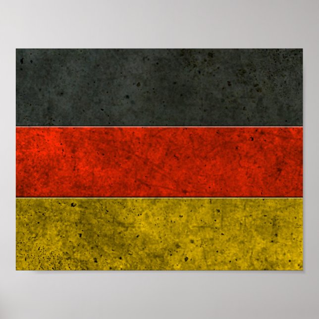 Póster Efecto de acero de edad avanzada de la bandera ale (Frente)