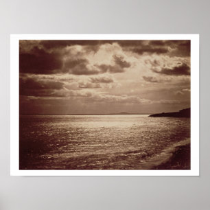 Póster Efecto del sol, Normandía c.1857 (foto de sepia)