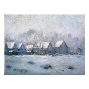 Póster Efecto Nieve, Giverny