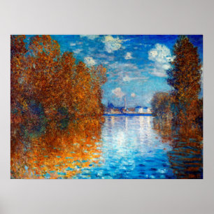 Póster Efecto otoñal en Argentina por Claude Monet