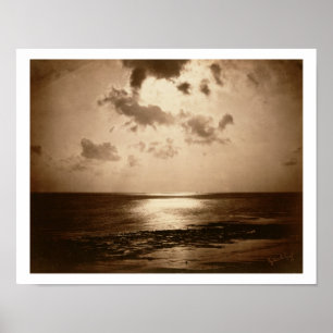 Póster Efecto solar - Océano, 1857 (huella de albúmina de