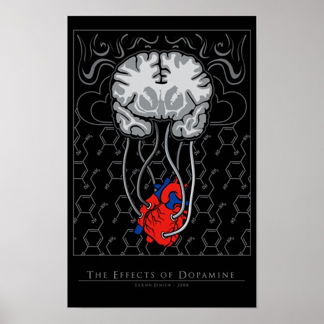 Póster Efectos de la dopamina - poster (Frente)