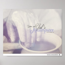 Póster Efesios 2:10 - Eres la obra maestra de Dios