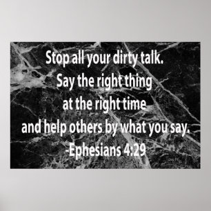 Póster Efesios 4:29