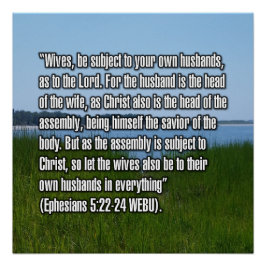 Póster Efesios 5:22-24 WEBU