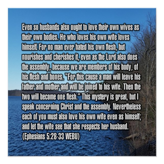 Póster Efesios 5:28-33 WEBU (Anverso)