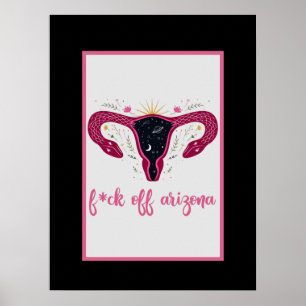 Póster Eff Off Off Arizona Celestial Uterus Pro-Choice