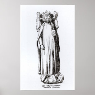 Póster Effigy of Edward II from Gloucester Cathedral