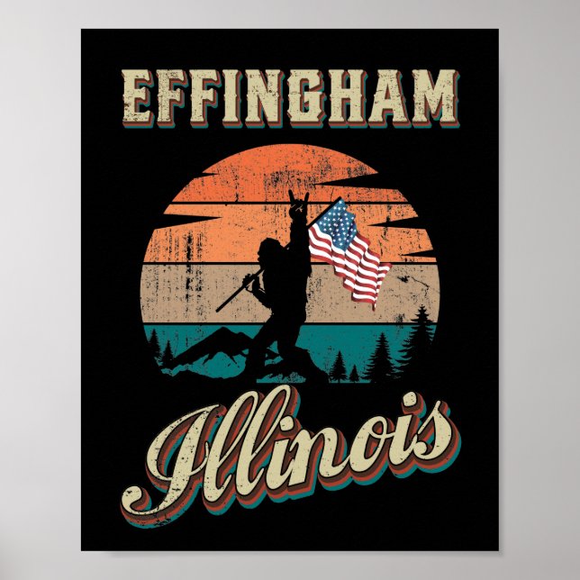 Póster Effingham Illinois (Frente)