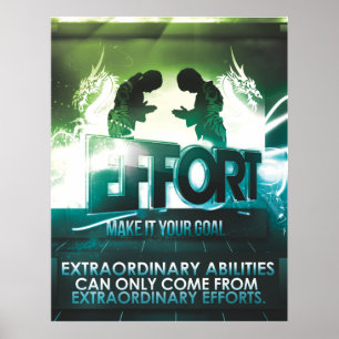 PÓSTER EFFORT - MOTIVATIONAL POSTER