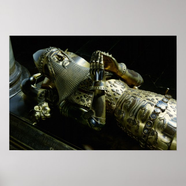 Póster Efigie de Eduardo el Príncipe Negro, 1376 (Frente)