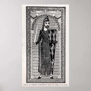 Póster Efigie de Geoffrey Plantagenet