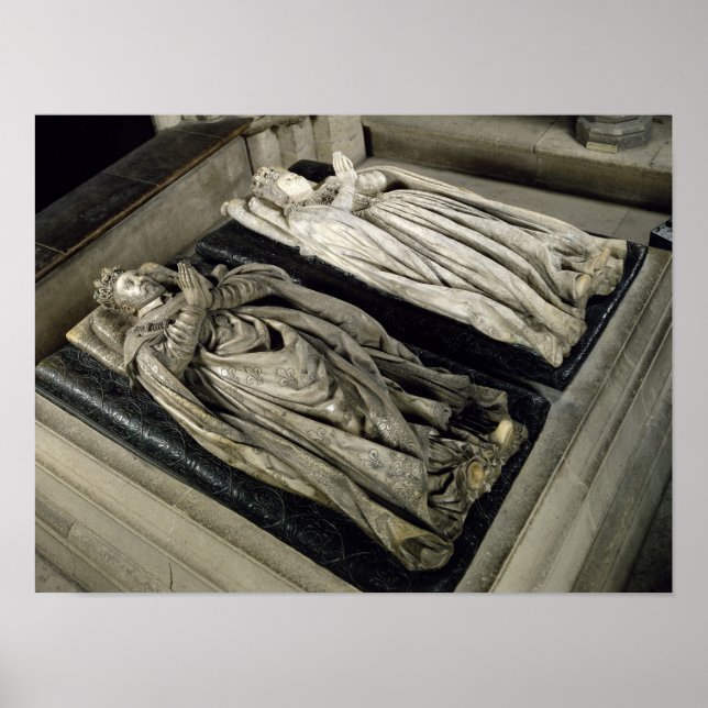 Póster Efigies de Enrique II y Catherine de Medici (Frente)