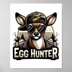 Póster Egg Hunter Deer Buck Backup Cap Deer Huning Eas