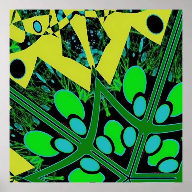 Póster Egg Theory IV - Ken Gage Abstract (Frente)