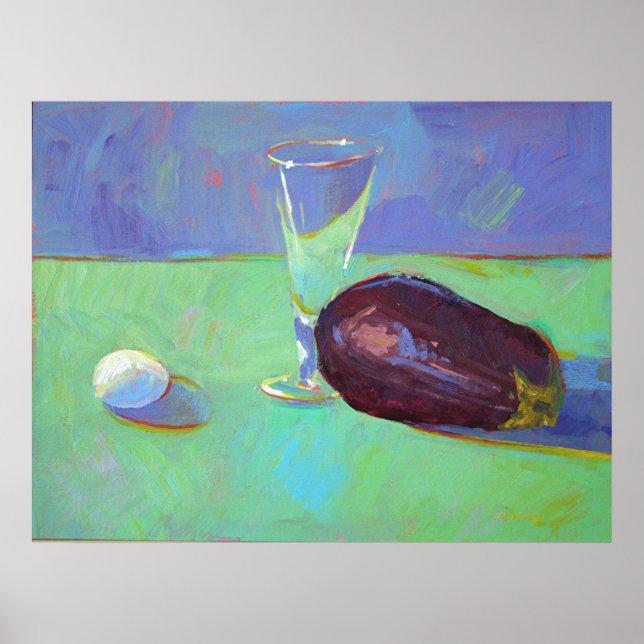 Póster Eggplant and Egg (Frente)
