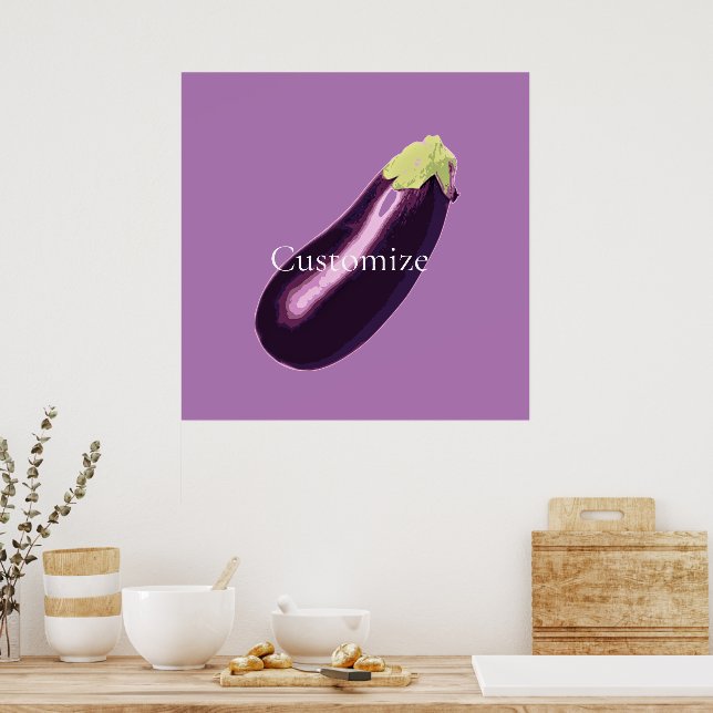 Póster Eggplant Thunder_Cove (Cocina)