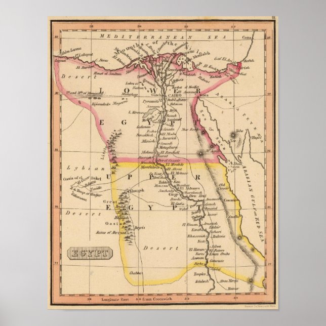 Póster Egipto 2 (Frente)