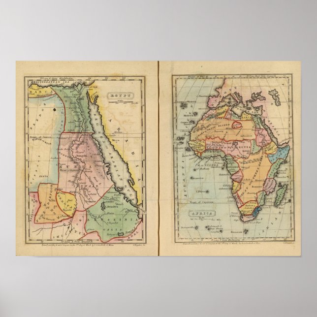 Póster Egipto, África (Frente)
