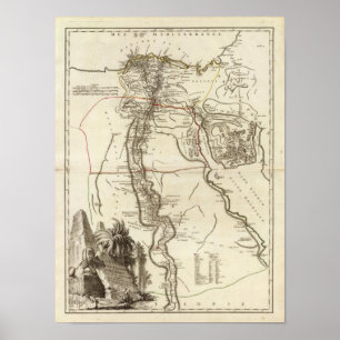 Póster Egipto antiguo