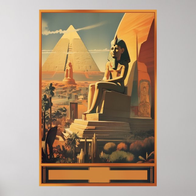Póster Egipto Antiguo Explora Egipto (Frente)