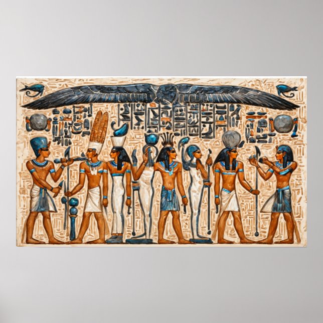 Póster Egipto antiguo, Ojo de Horus (Frente)