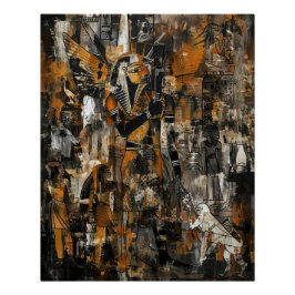 Póster Egipto Faraón Rey Fiesta 2