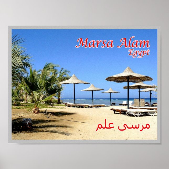 Póster Egipto - Mar Rojo - Marsa Alam - (Frente)
