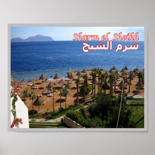 Póster Egipto - Mar Rojo - Sharm el Sheikh - (Frente)
