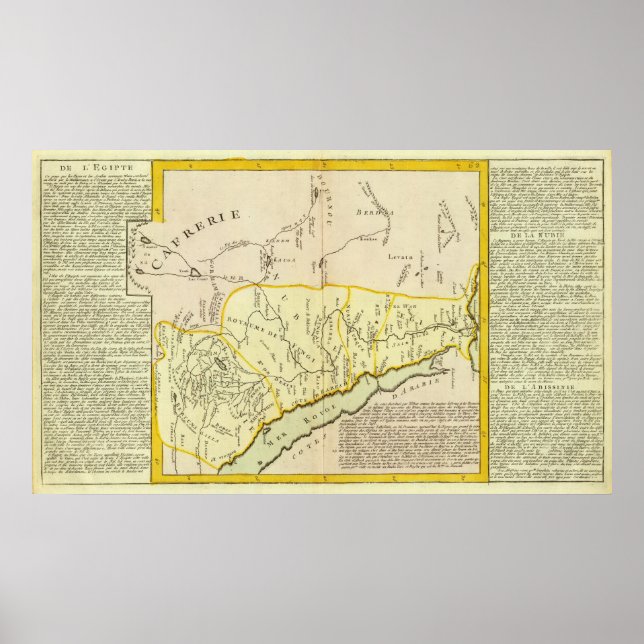 Póster Egipto, Sudán (Frente)