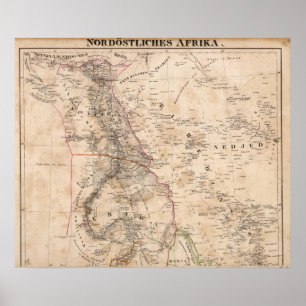 Póster Egipto, Sudán, África 2