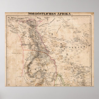 Póster Egipto, Sudán, África 2