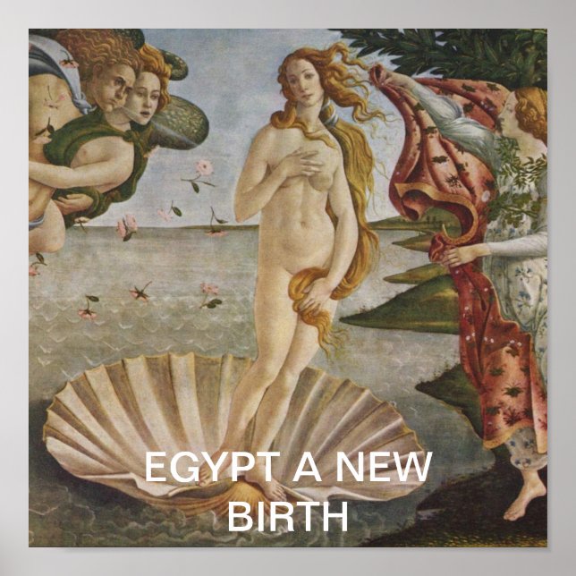 PÓSTER EGIPTO UN NUEVO NACIMIENTO (Frente)