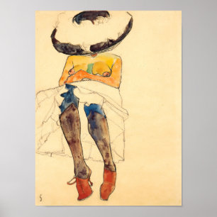 Póster Egon Schiele Artwork Reproduction