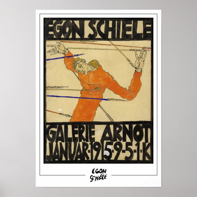 Póster Egon Schiele Bella Artes #231-2 (Frente)