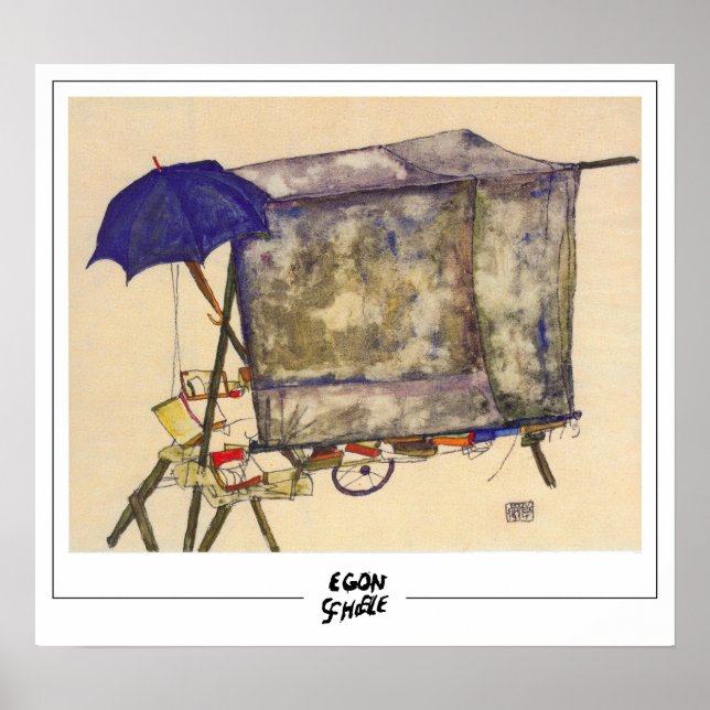 Póster Egon Schiele Bella Artes #309-2 (Frente)