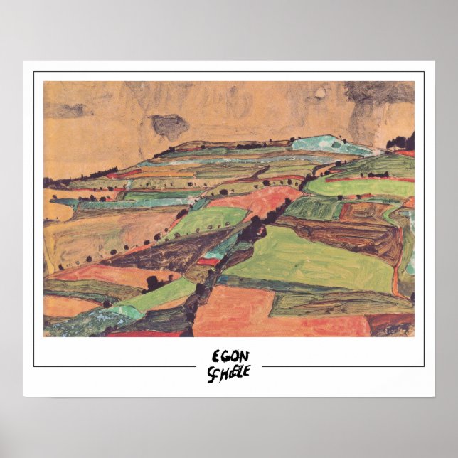 Póster Egon Schiele Bella Artes #390 (Frente)