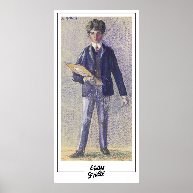 Póster Egon Schiele Bella Artes #644 (Frente)