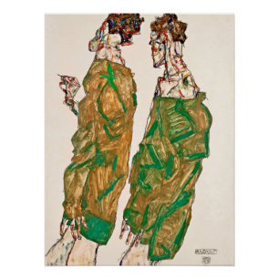Póster Egon Schiele - Devoción
