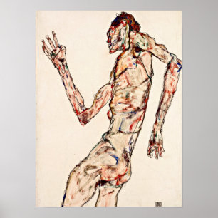 Póster Egon Schiele - el bailarín