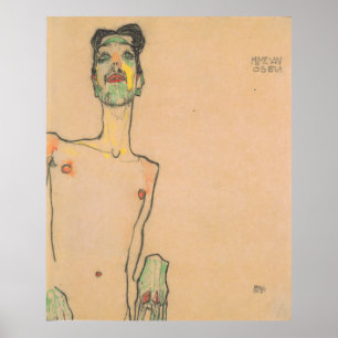 Póster Egon Schiele mime van osen