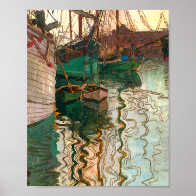Póster Egon Schiele - Puerto De Trieste (Frente)