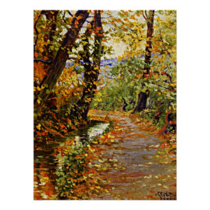 Póster Egon Schiele - Winding Brook