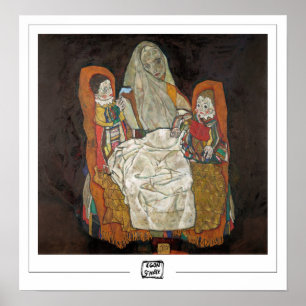 Póster Egon Schiele Zedign Art Poster #13-3