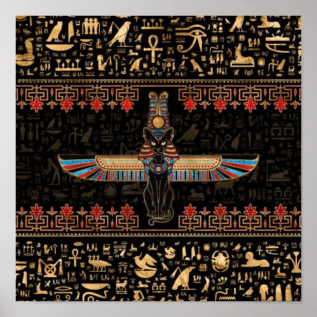 Póster Egyptian Cat - Bastet (Frente)