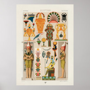 Póster Egyptian Pattern