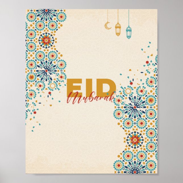Póster Eid mubarak (Frente)