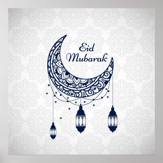 Póster Eid Mubarak (Frente)