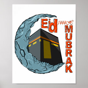 Póster Eid mubarak